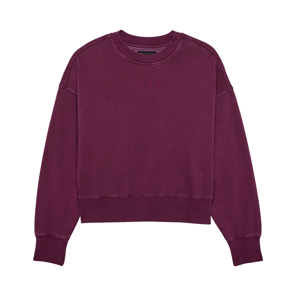 Womens Wordmark Oversized Crew Pullover