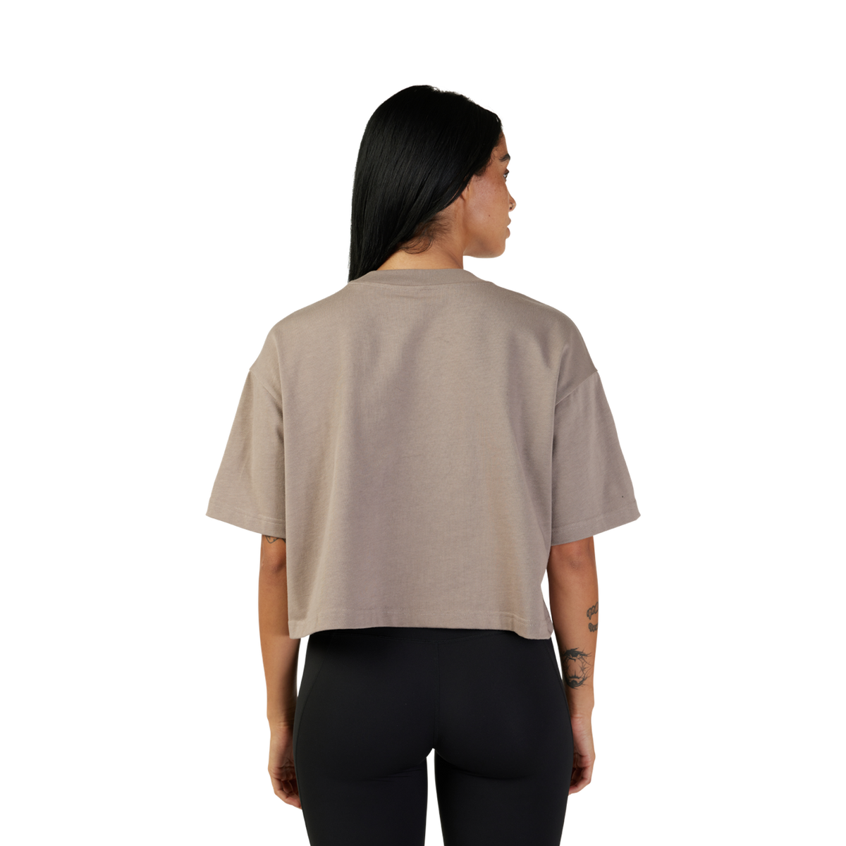 Womens Wordmark Premium Crop Tee