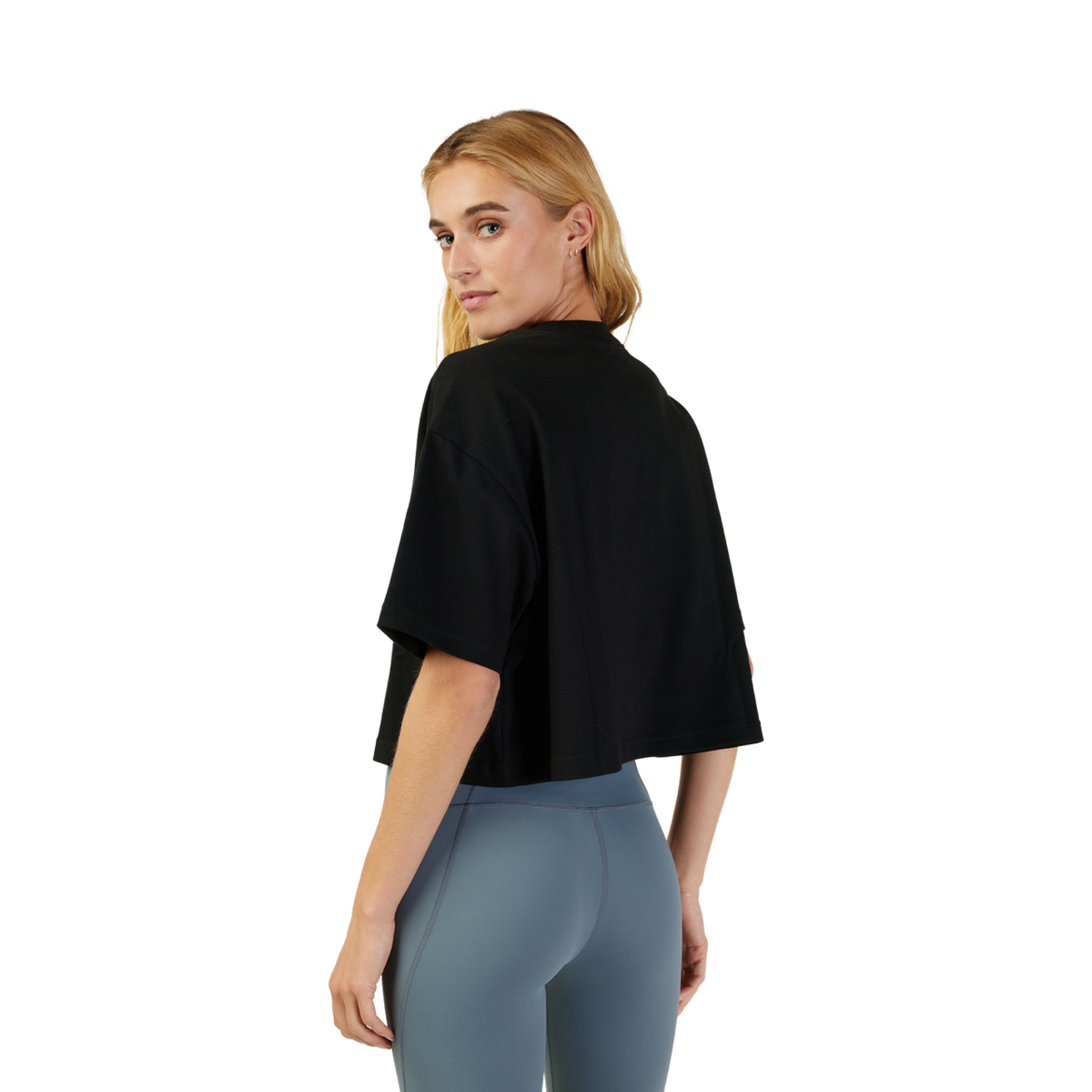 Womens Wordmark Premium Crop Tee