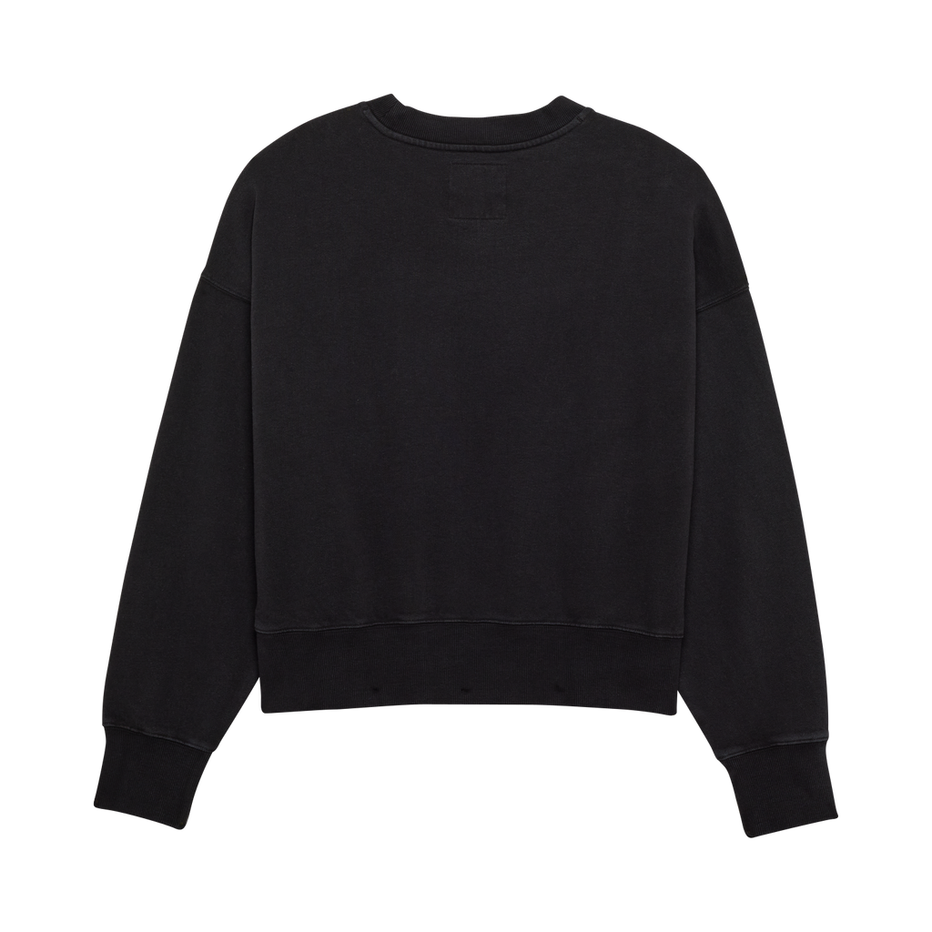 Womens Wordmark Oversized Crew Pullover